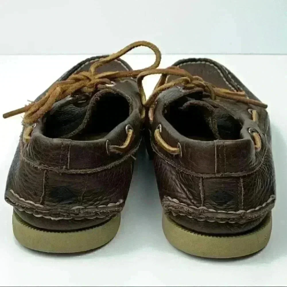 Sperry Topsider mens loafers size 8 brown leather